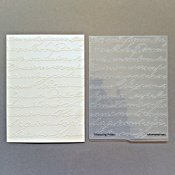 Creative Embosovací šablona  PÍSMO