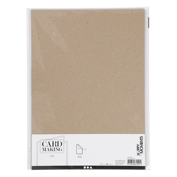 Karton Kraft přírodní, A4, 220 g, 10 ks v balení Davona s.r.o.