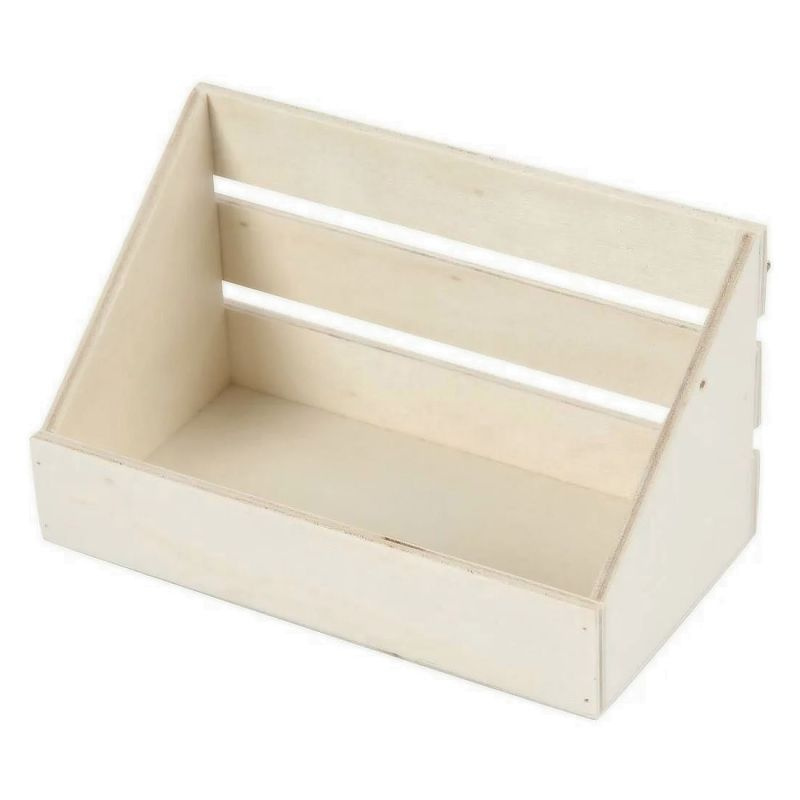 Dřevěná polička k zavěšení 13×7×7,5cm