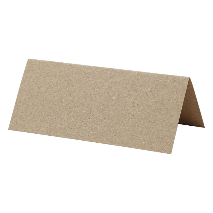 Jmenovky na stůl (20ks) kraft