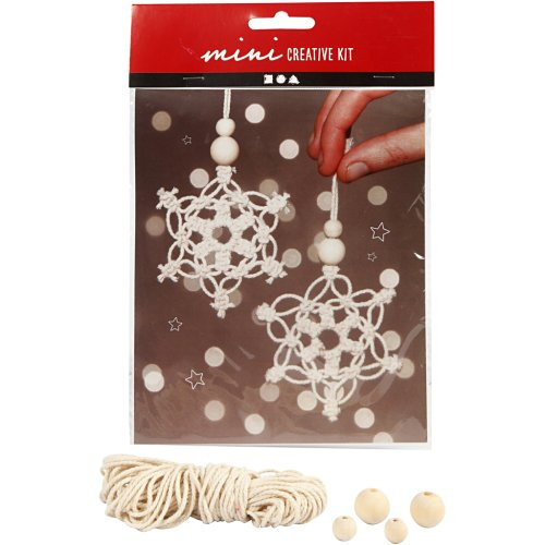 Creative Sada macramé SNĚHOVÁ VLOČKA