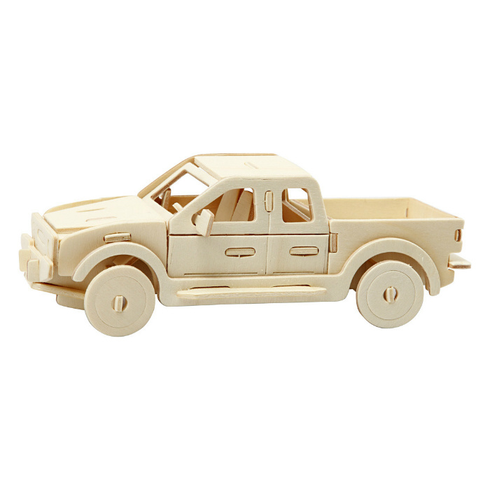 3D dřevěný model auto pickup