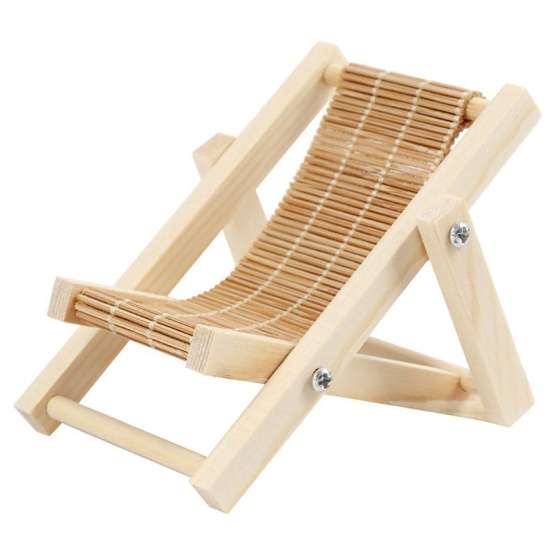 Dřevěné plážové lehátko 7,5x9,5cm