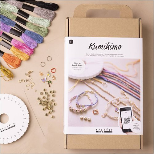 Creative Startovací sada KUMIHIMO - NÁRAMEK PŘÁTELSTVÍ