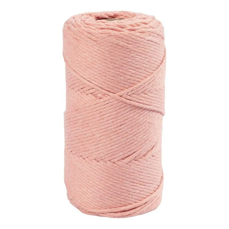 Macramé příze 2mmx198m růžová