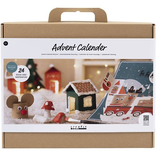 Creative Adventní kalendář z recyklovaných materiálů