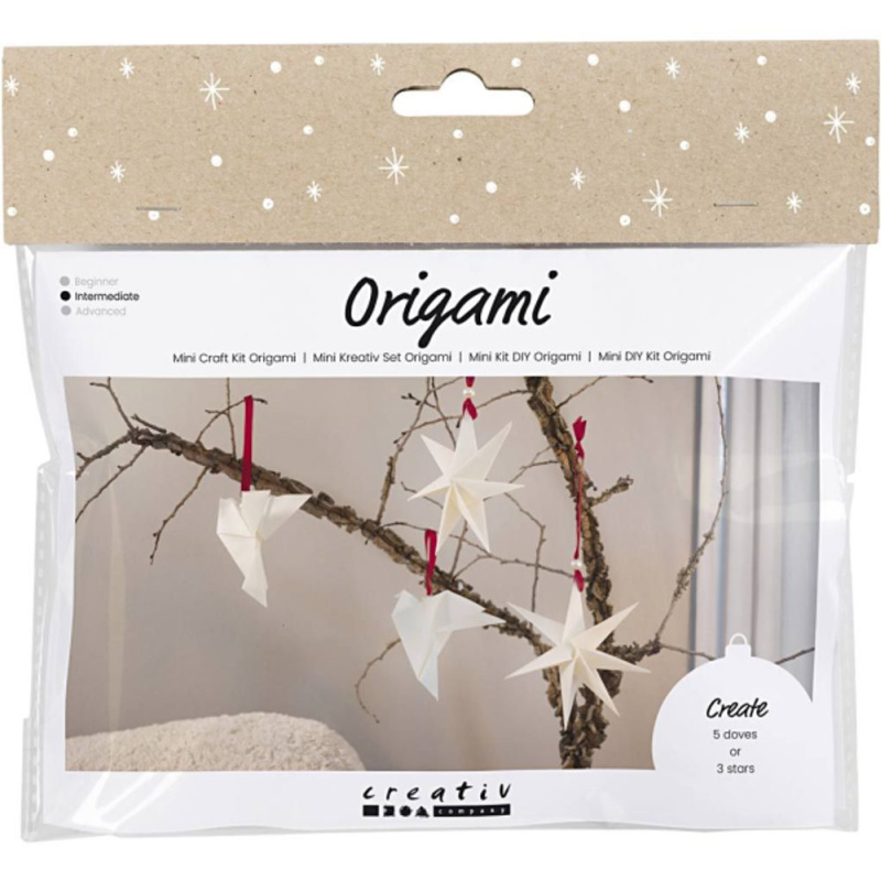 Creativ Company Kreativní sada Origami holubice a hvězdy