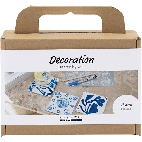Creative Sada MALOVANÉ PORCELÁNOVÉ PODTÁCKY