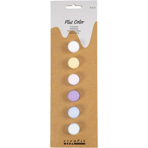 Creative Sada Akrylová barva  Plus Color 6x5 ml PASTELOVÉ ODSTÍNY