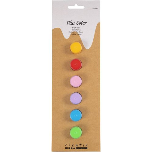 Creative Sada Akrylová barva  Plus Color 6x5 ml  ZÁKLADNÍ ODSTÍNY