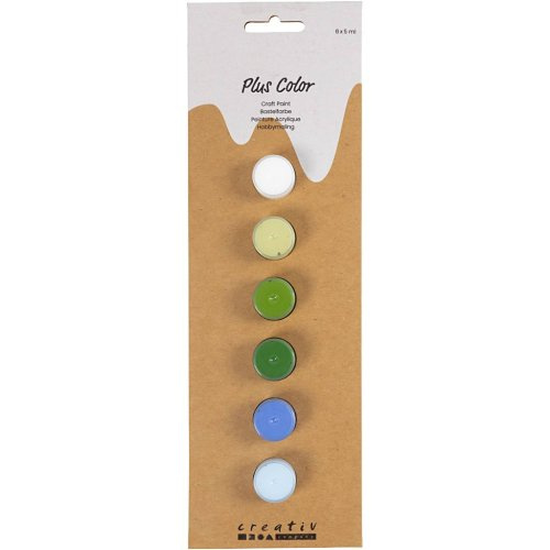 Creative Sada Akrylová barva  Plus Color 6x5 ml MODROZELENÉ ODSTÍNY