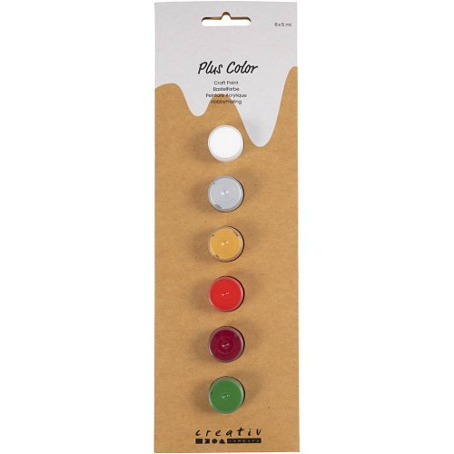 Creative Sada Akrylová barva  Plus Color 6x5 ml VÁNOČNÍ ODSTÍNY