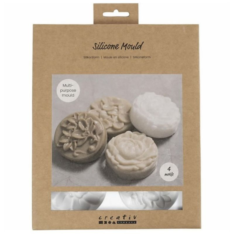 Silikonová forma na odlévání - květiny