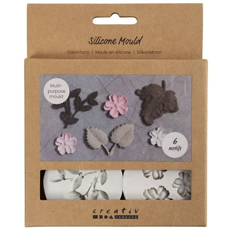 Creative Silikonová forma LISTY A KVĚTINY