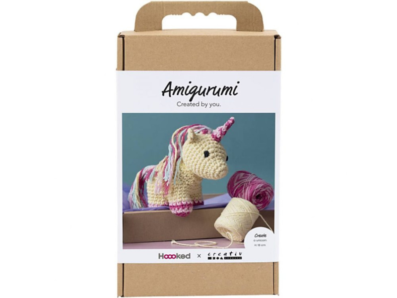 Creative Amigurumi sada háčkování - DUHOVÝ JEDNOROŽEC