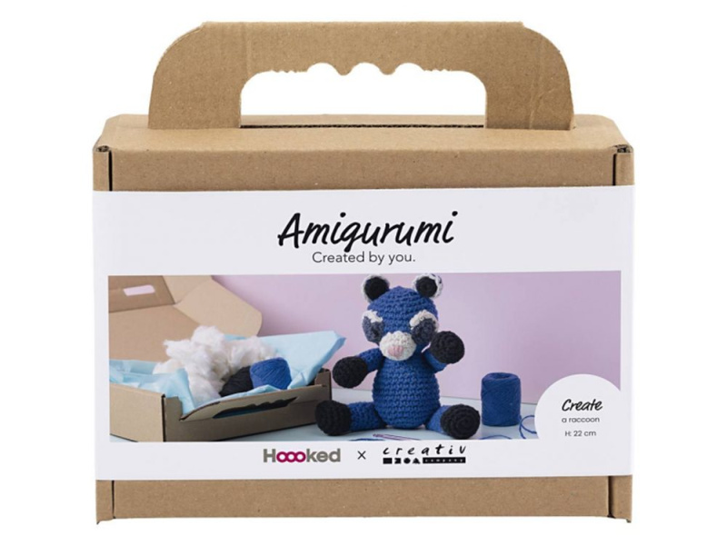 Creative Amigurumi sada háčkování - MÝVAL modrý