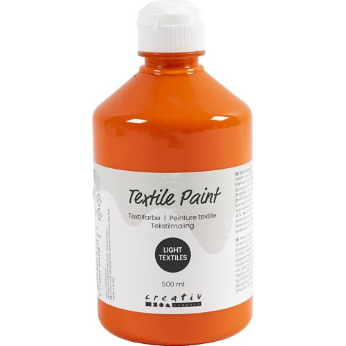 Creative Barva na textil CREATIV 500 ml ORANŽOVÁ