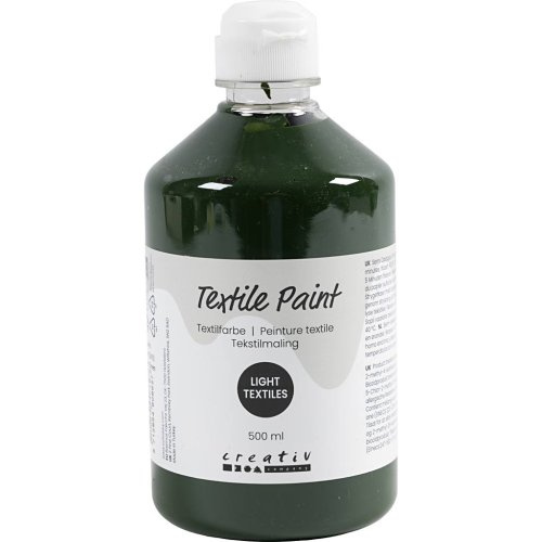Creative Barva na textil CREATIV 500 ml OLIVOVÁ ZELENÁ