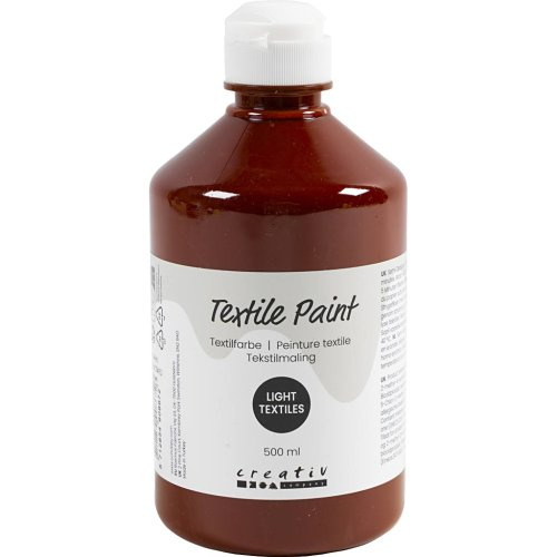 Creative Barva na textil CREATIV 500 ml HNĚDÁ