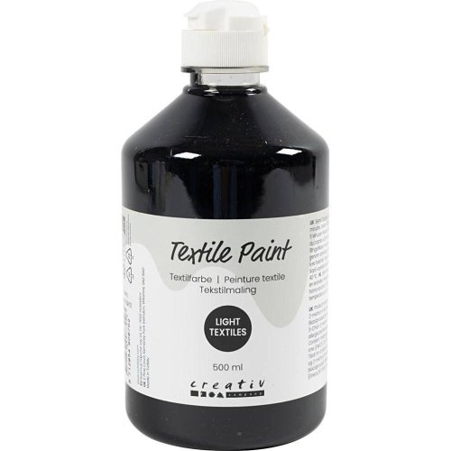 Creative Barva na textil CREATIV 500 ml ČERNÁ