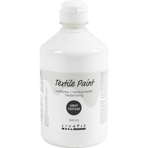 Creative Barva na textil CREATIV 500 ml BÍLÁ