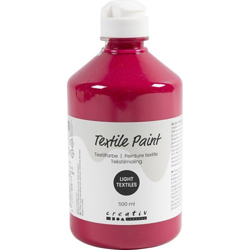 Creative Barva na textil CREATIV 500 ml PRIMÁRNÍ ČERVENÁ