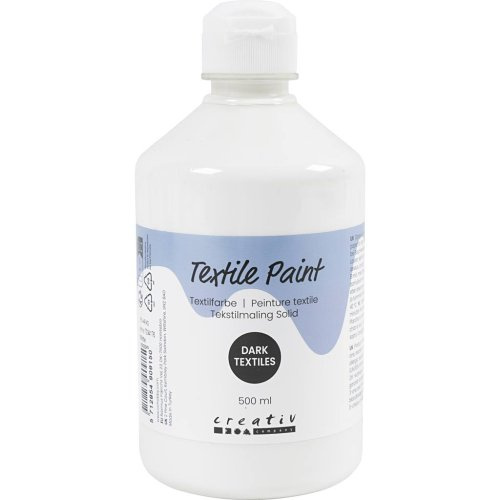 Creative Barva na světlý a tmavý textil  CREATIV 500 ml  OPAK BÍLÁ