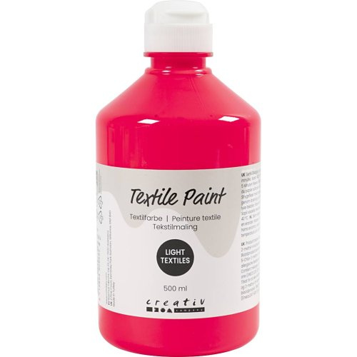 Creative Barva na textil CREATIV 500 ml NEONOVÁ RŮŽOVÁ