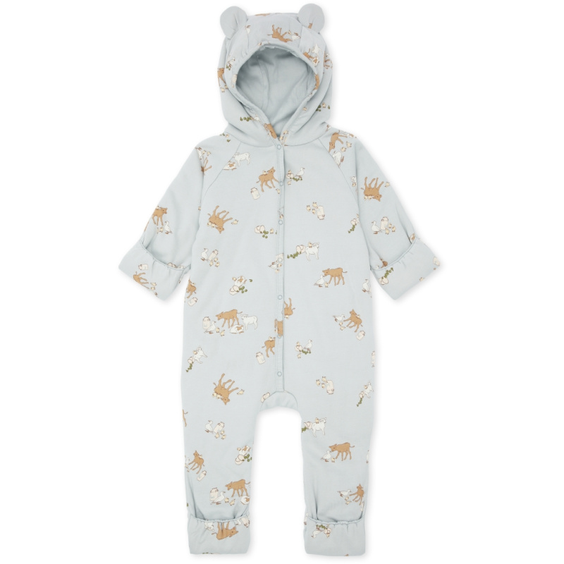KONGES SLOJD Overal s kapuckou Classic - FARM BLUE Velikost: 9m