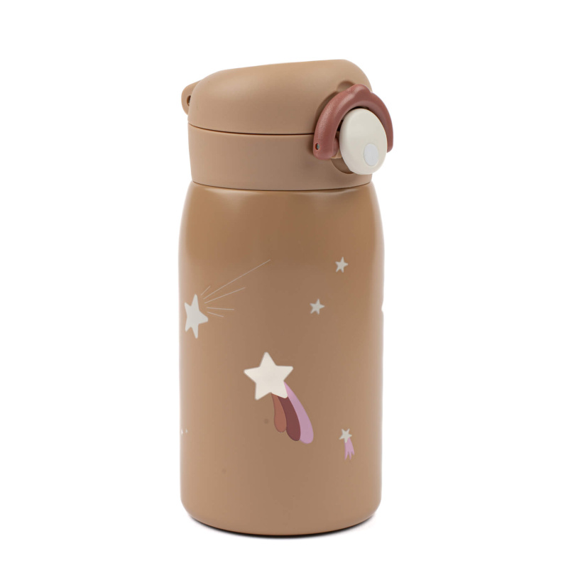Dětská nerezová lahev na vodu Caramel (320 ml) Fabelab