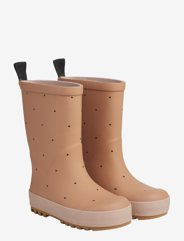 LIEWOOD Vysoké holinky River - Classic dot/tuscany rose mix Velikost: 33