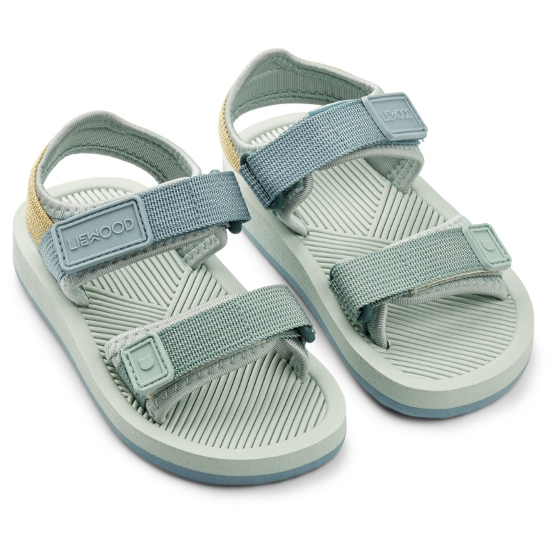 LIEWOOD Sandály Monty - Dusty mint multi mix Velikost: 21
