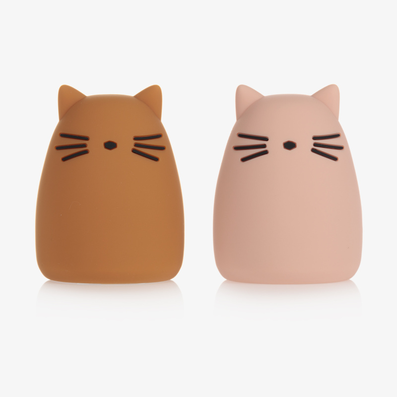 LIEWOOD Noční světýlko dup pack - Kočička  Cat rose/golden caramel