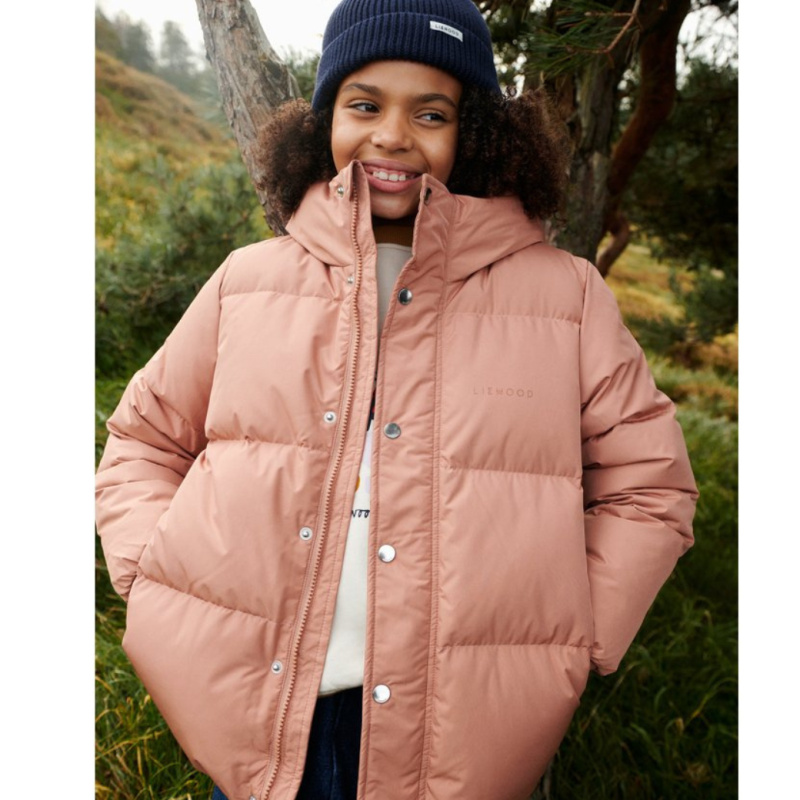 LIEWOOD Prošívaná bunda Palle Puffer - Tuscany rose Velikost: 116