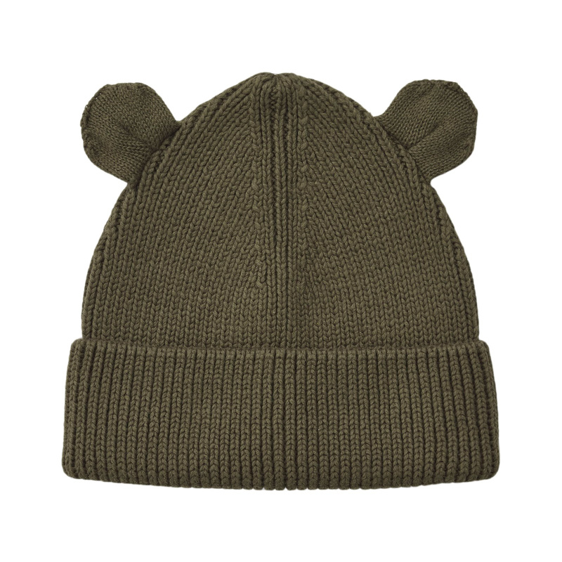 LIEWOOD Čepice s oušky Gina - Army Velikost: 9-12m