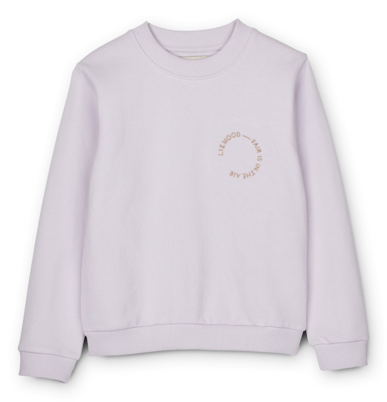LIEWOOD Mikina Thora - Light lavender Velikost: 6y