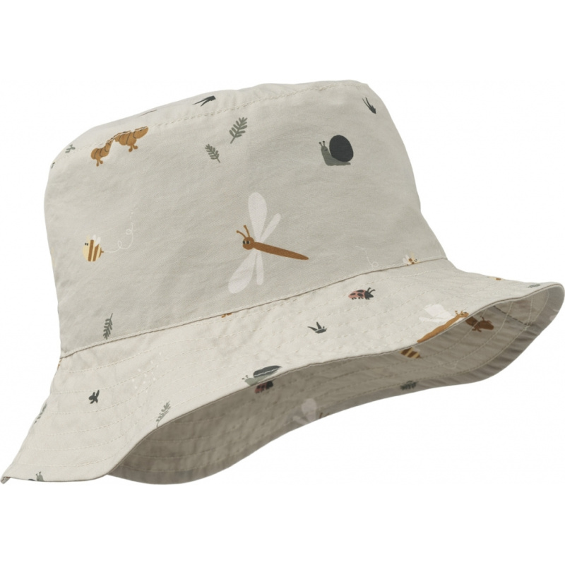 LIEWOOD Klobouček Damon - Nature/mist mix Velikost: 3-6m