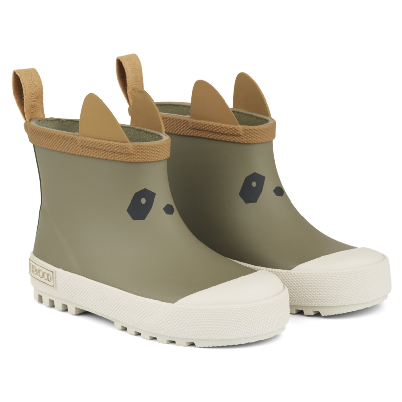 LIEWOOD Holínky Tekla - Panda/Khaki multi mix Velikost: 33