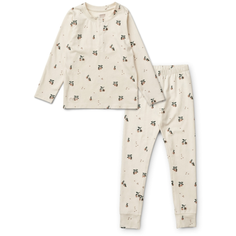 LIEWOOD Pyžámko Wilhelm - Peach/sea shell mix Velikost: 8y