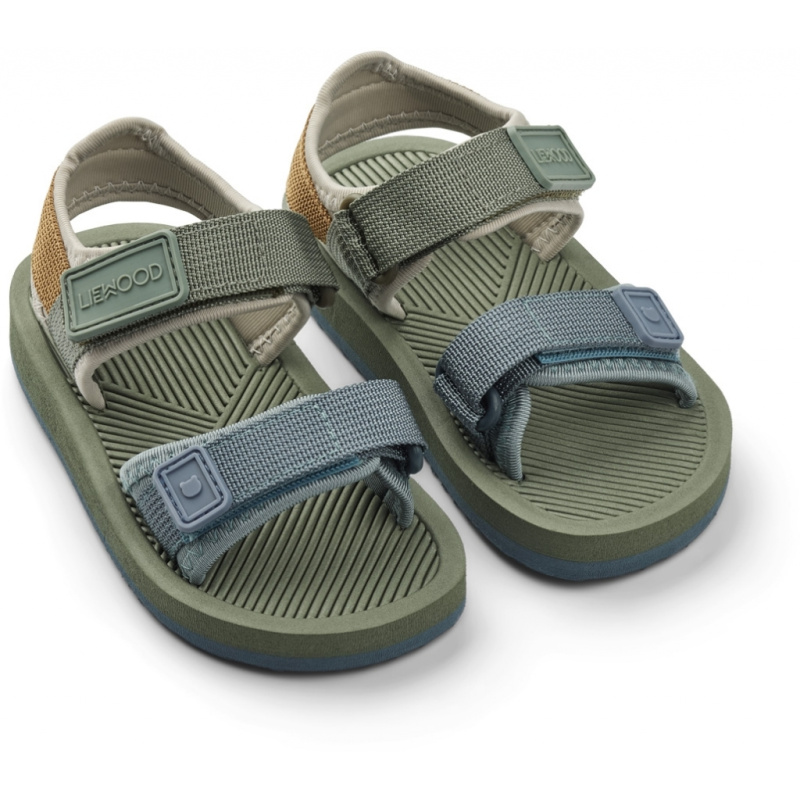 LIEWOOD Sandály Monty - Hunter green multi mix Velikost: 35