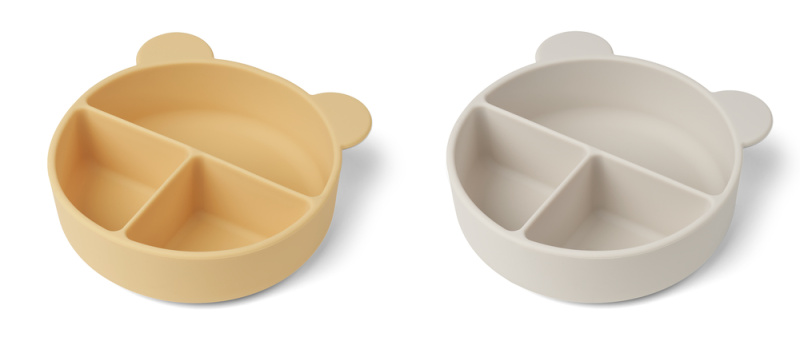 LIEWOOD Set členěných misek Connie - Jojoba/Sea shell mix