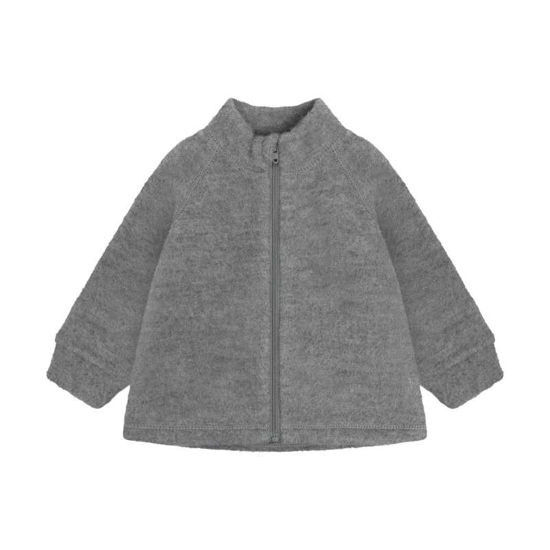 Dětská merino mikina na zip CeLaVi - Quiet Shade Velikost: 62/68