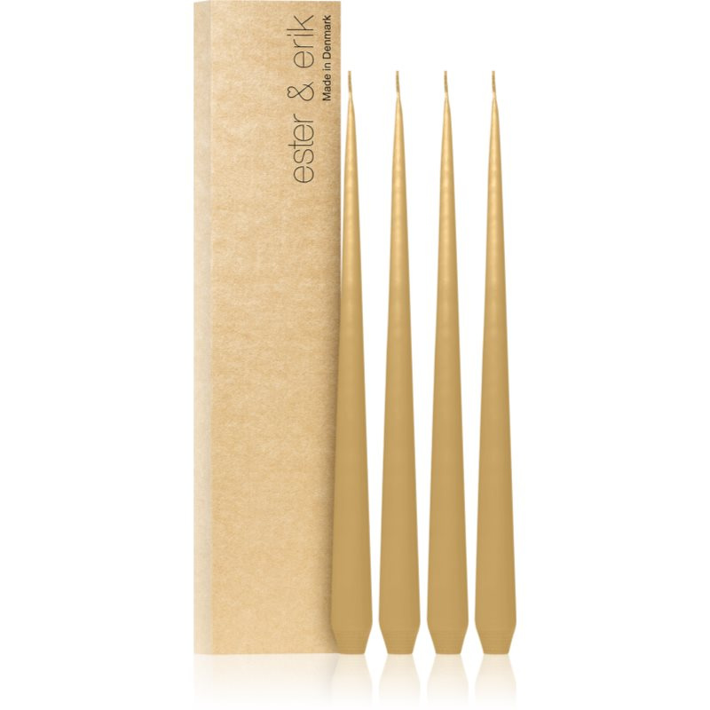 ester & erik taper candle sunglow (no. 04) dekorativní svíčka 4x32 cm