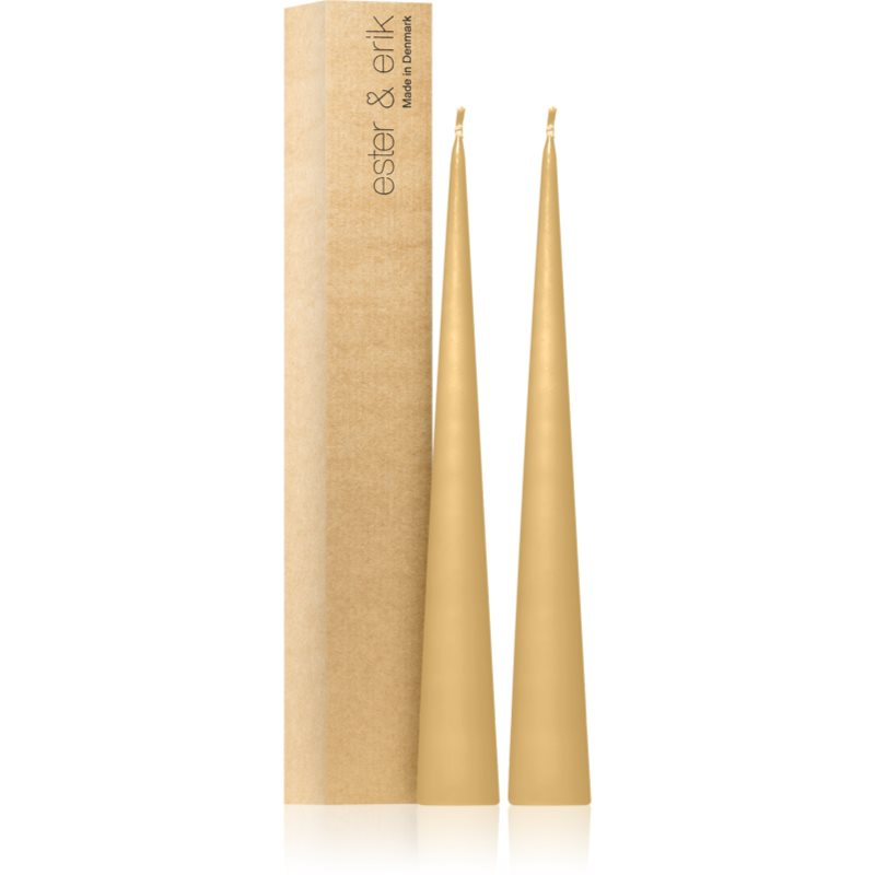 ester & erik cone candles sunglow (no. 04) dekorativní svíčka 2x37 cm