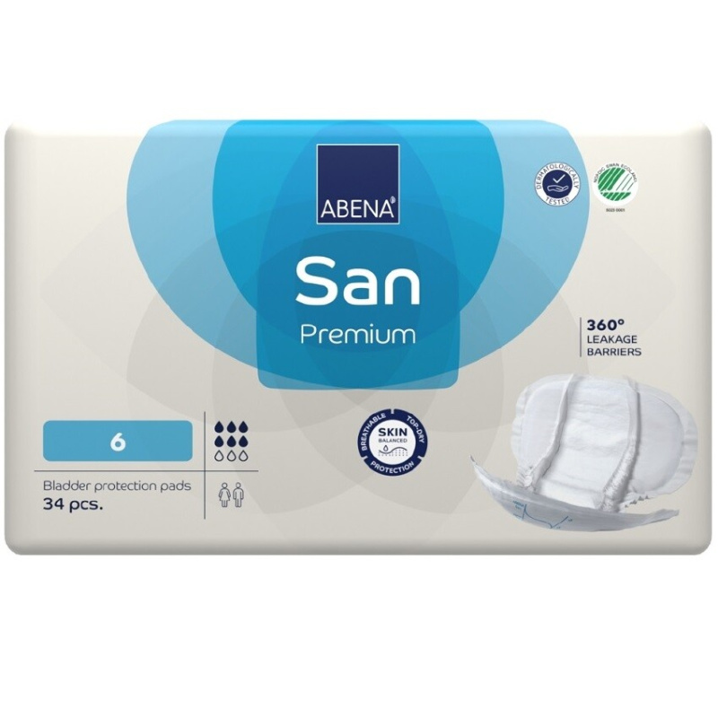 ABENA San premium 6 inkontinenční pleny 34ks 21308