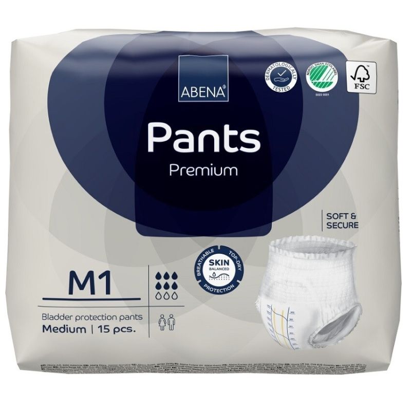 Abena Pants Premium M1 inkontinenční kalhotky 15 ks