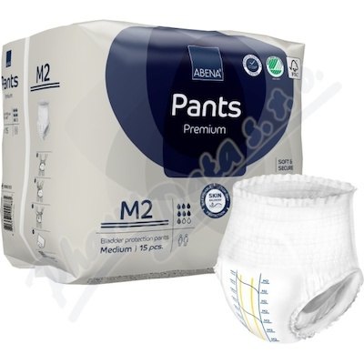 Abena Pants Premium M2 inkontinenční kalhotky 15 ks