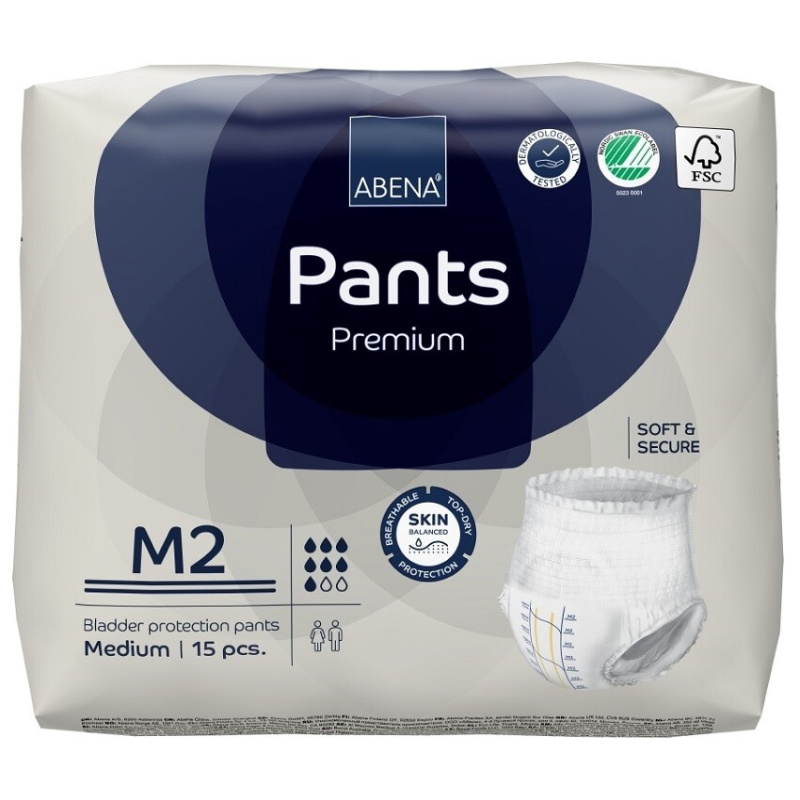 Abena Pants Premium M2 inkontinenční kalhotky 15 ks