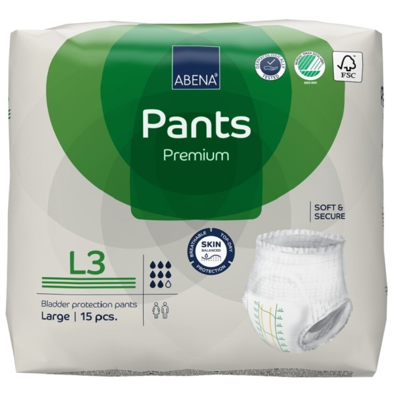 ABENA Pants Premium L3 Inkontinenční kalhotky 15ks