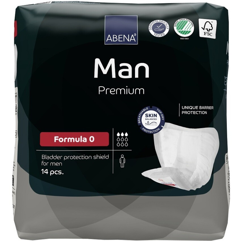 ABENA Man premium formula 0 inkontineční vložky 15 kusů